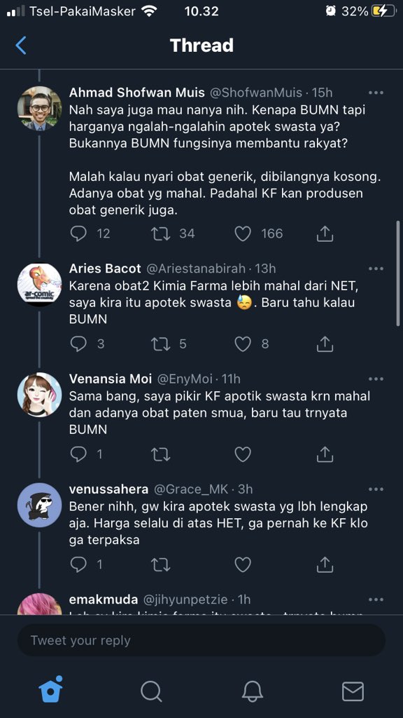 Astaga Kimia Farma ki BUMN kupikir swasta, soale obate mayan larang 😅