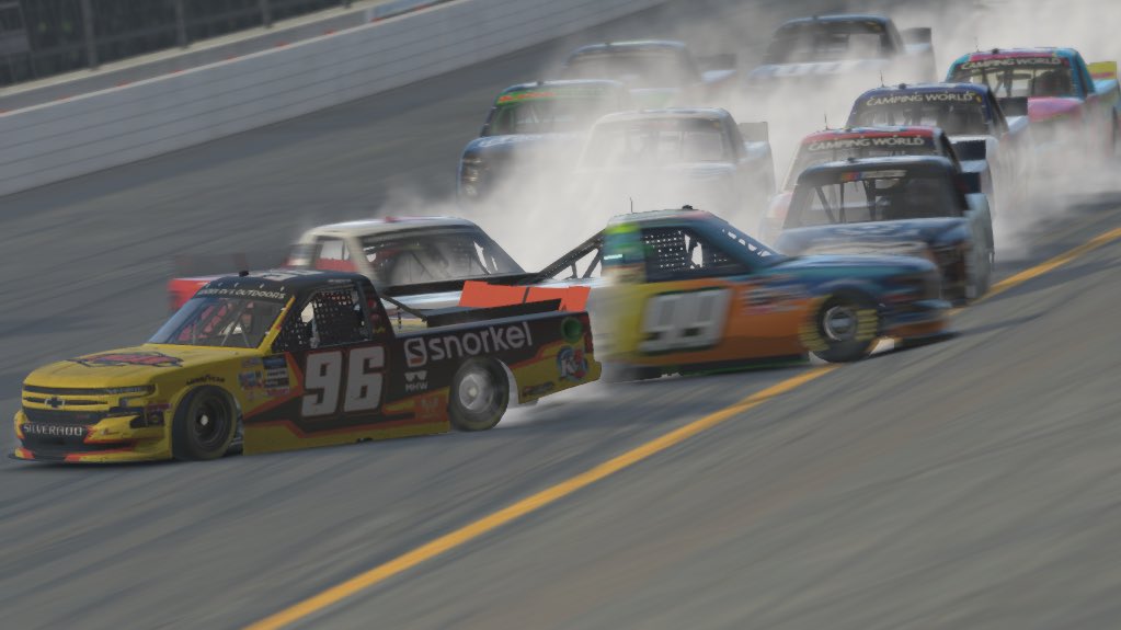 BFanning_96's tweet image. Sucks that some people cant go clean for 1/4th's of a lap - and its a shame iracing's damage model cant fix rear end damage. at the end of the day i shoulda been top 3. onto ftf1 next week. #BeAGGRESSIVE