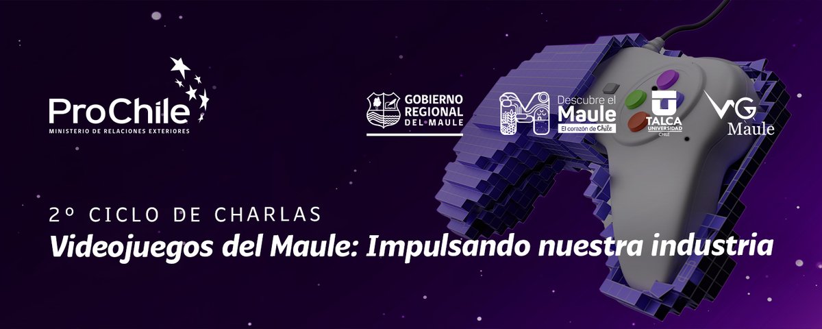 StivArtsDev's tweet image. Desarrollador@s de videojuegos de Chile, están invitad@s al ciclo de charlas de VGMaule!! 
prochile.gob.cl/difusion/difus…
#gamedev #gamedevchile #unity #unreal