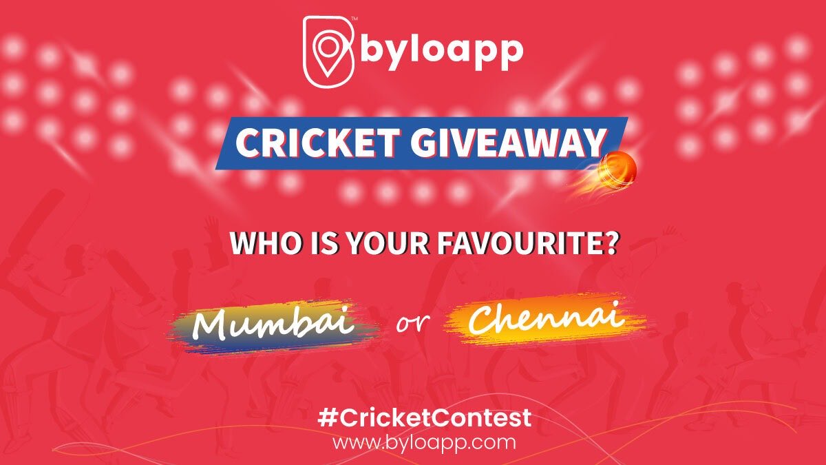 byloappindia's tweet photo. Whoโs you favourite?Mumbai or chennai.
.
.
Comment down your favourite and tag 3 friends who also love cricket ๐
.
.
#premiumleaguecontest #winwin #Byloapp #MarketingApp #FreePromotion #Hyperlocal #VocalForLocal #BuyLocal #Aatmanirbhar #Restaurantapp #Cafeapp #Gymapp #Aayakya https://t.co/7fMxkpVerF