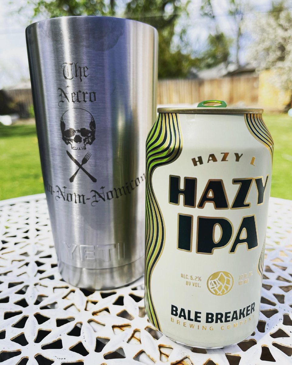 81 degrees and it’s not even May yet does not give me warm fuzzies for the coming summer months. Thankful for cold beer to make the day more tolerable! Grabbed a @balebreaker Hazy IPA to quench my thirst. True to form, hazy, yes. … buff.ly/3tbdMRU