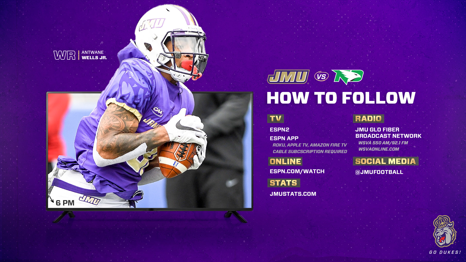 Jugar juegos de computadora Sofocar Atento JMU Football on Twitter: "National TV. Radio. Live Stats. Social media. Plenty of ways to follow the Dukes on Sunday Night Football! #GoDukes https://t.co/uNIgzpmlcE" / Twitter Jugar juegos de computadora Sofocar Atento JMU Football on Twitter: "National TV. Radio. Live Stats. Social media. Plenty of ways to follow the Dukes on Sunday Night Football! #GoDukes https://t.co/uNIgzpmlcE" / Twitter