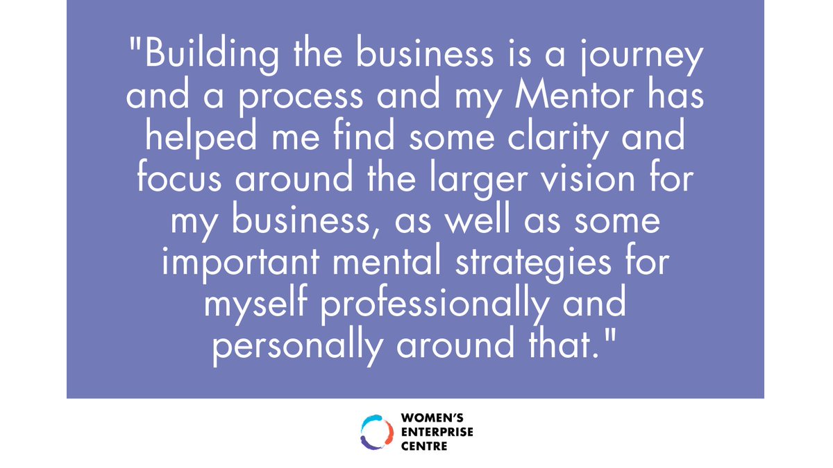 Would you like the same support on your entrepreneurial journey? One-to-One Mentoring intake starts Monday, May 3 for 5 days only! One of our most popular programs, women are matched with an experienced entrepreneur for a 6-month mentorship! Learn more > wec.ca/1to1Mentoring