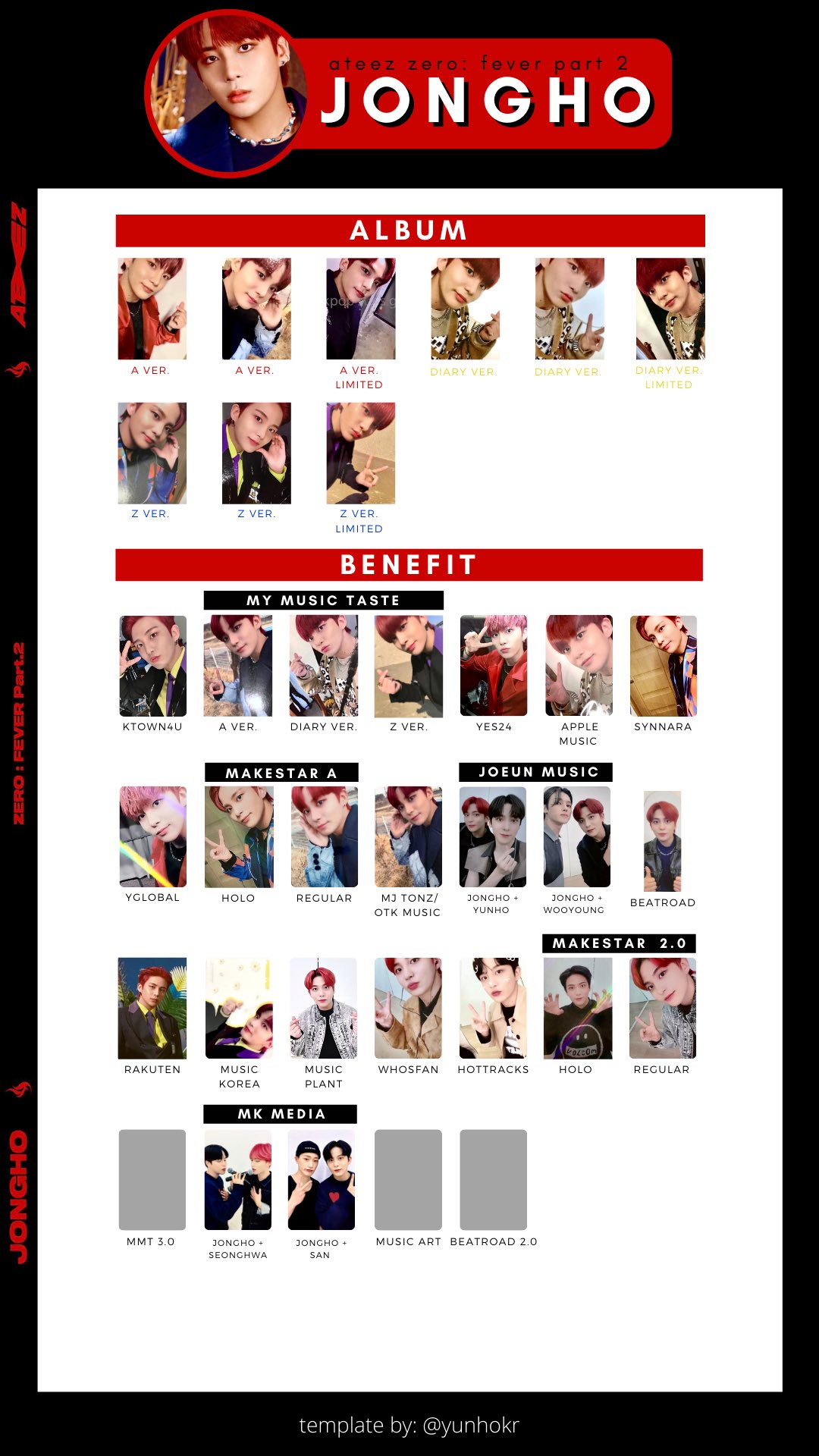 ateezジョンホ　fever part2  MMT特典トレカ millie on X: 