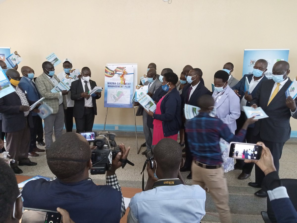 Min. Of Water and Environment launches the Maziba Catchment Management Plan this week. The launch took place here at Kacwekano in Kabale District. Maziba Catchment is made up of Ntungamo, Kabale, Rubanda and Rukiga Districts.