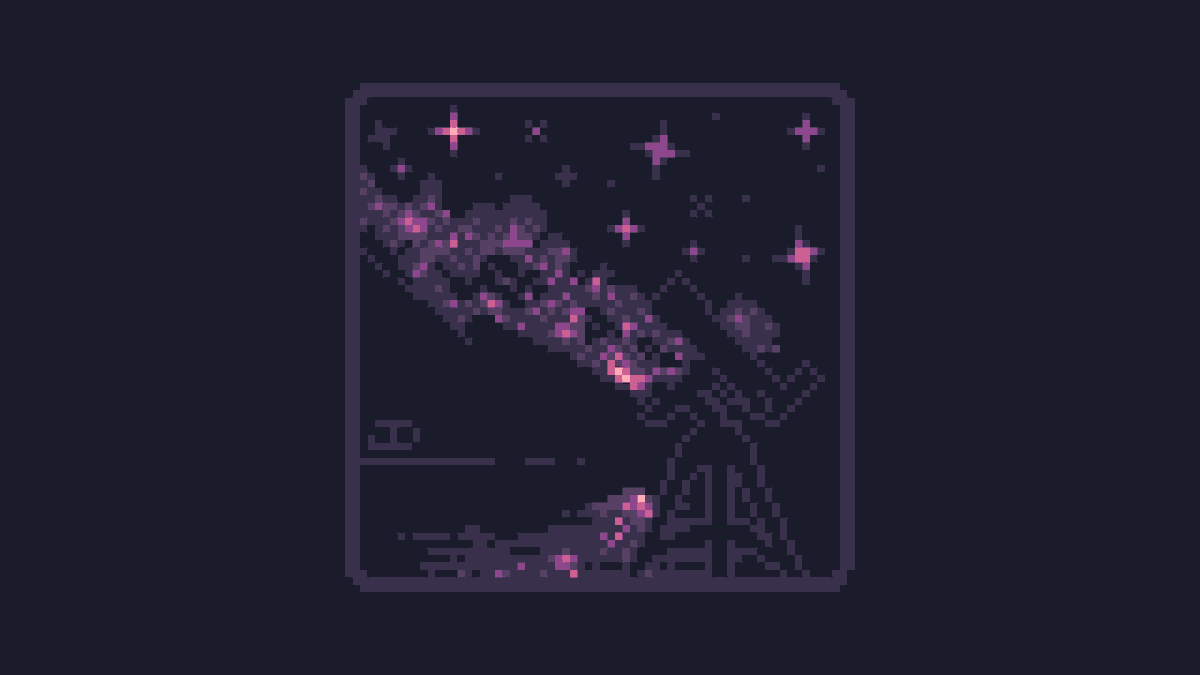 juniper_dusk's tweet photo. Stargazing [64 x 64]

#pixelart #pixel_dailies @Pixel_Dailies #OpticalInstrument https://t.co/KbFwIzffIy