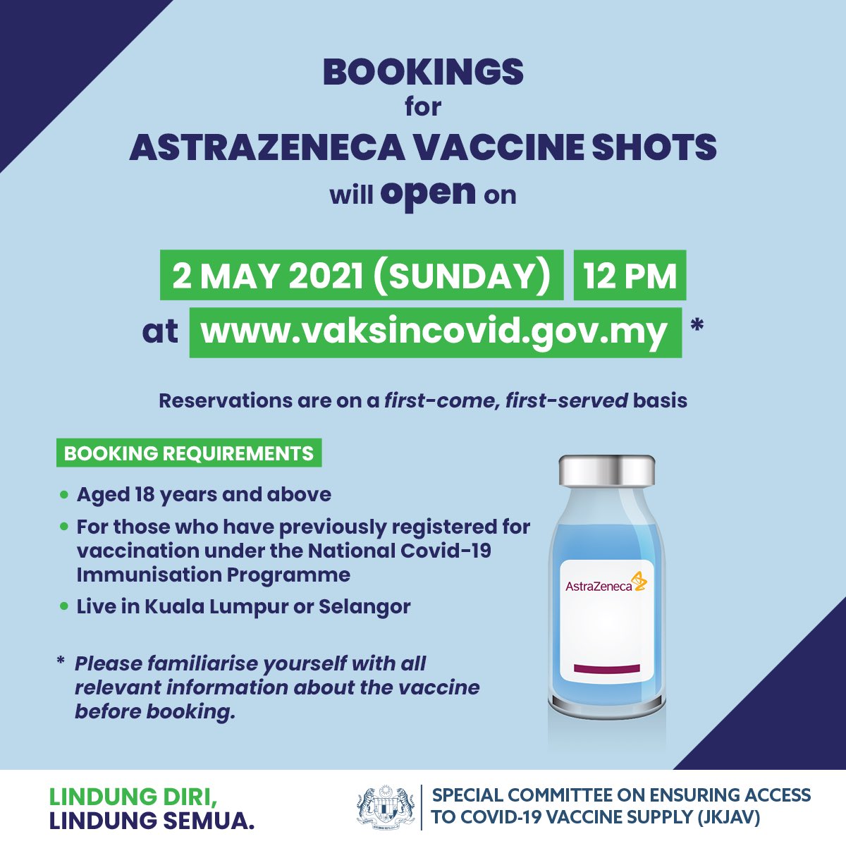 Register how az malaysia to vaccine