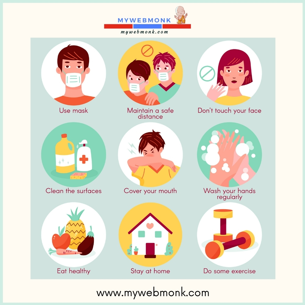 mywebmonk's tweet image. Protect yourself and others from COVID-19. Stay safe by taking some simple precautions. Stay Home, Stay Safe and  Protect others. 

#covid_19 #pandemic #staysafe #stayhome #protectothers #wearamask
#precautions