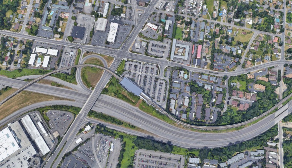 oh hey i forgot tukwila. at least there's a giant parking lot next to it... but again, with the highway adjacent sh*t. just constantly amazed at the lack of coordinated planning in this region.