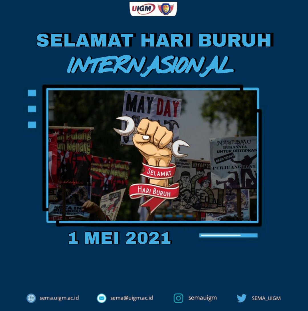 [HARI BURUH]
Tetaplah semangat terus bekerja keras mencapai semua prestasi untuk membanggakan negara tercinta indonesia. 

Selamat hari buruh intenasional

DEPARTEMEN KOMINFO
SENAT MAHASISWA UIGM

#Hidupmahasiswa
#Hiduprakyatindonesia
#universitasigm

instagram.com/p/COURSZYM7ij/…
