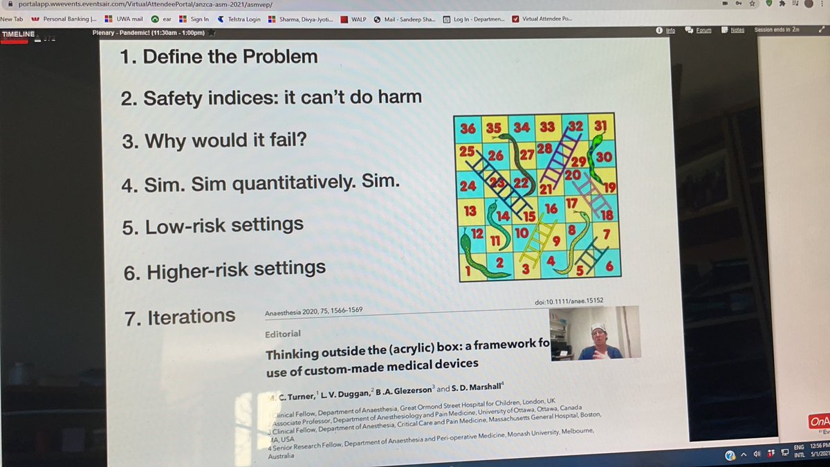 How to MacGyver successfully. Archie Brain had a 30 yr timeline to do this for LMAs Need to balance safety with swift timeline.  #ASM21MEL