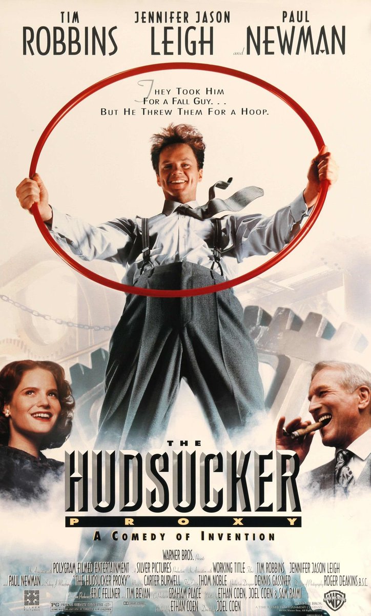 #NowWatching THE HUDSUCKER PROXY #JoelCoen @TimRobbins1 #JenniferJasonLeigh #PaulNewman #JimTrue #BillCobbs #HarryBugin @GroovyBruce #JohnMahoney #CharlesDurning #PatrickCranshaw #AnnaNicoleSmith #SteveBuscemi #SamRaimi #JonPolito @petergallagher #JohnGoodman