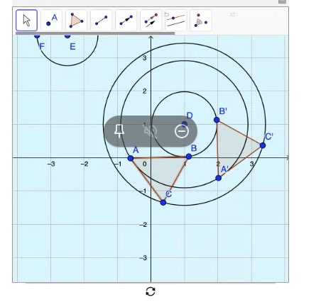 FTMoniz's tweet photo. Exploring the world of rotations using @geogebra’s digital cartesian grid! Several 8s took a risk and shared their screens to reveal their polygon transformations to our whole class... I was so proud🥰 A great opportunity to open up our discovery as a math community. @HDSBMath https://t.co/HutzWsNIj8