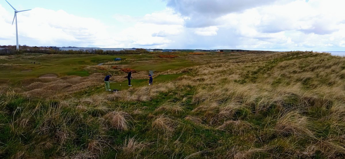2k21Gb's tweet photo. Saturday stroll along the Dunes overlooking Royal Aberdeen (Balgownie Links) on a coast which then moves thru Murcar, an ex-Potus's vanity project, Newburgh on Ythan, and ends at the wonderful Cruden Bay https://t.co/TfvMkQ4fN3