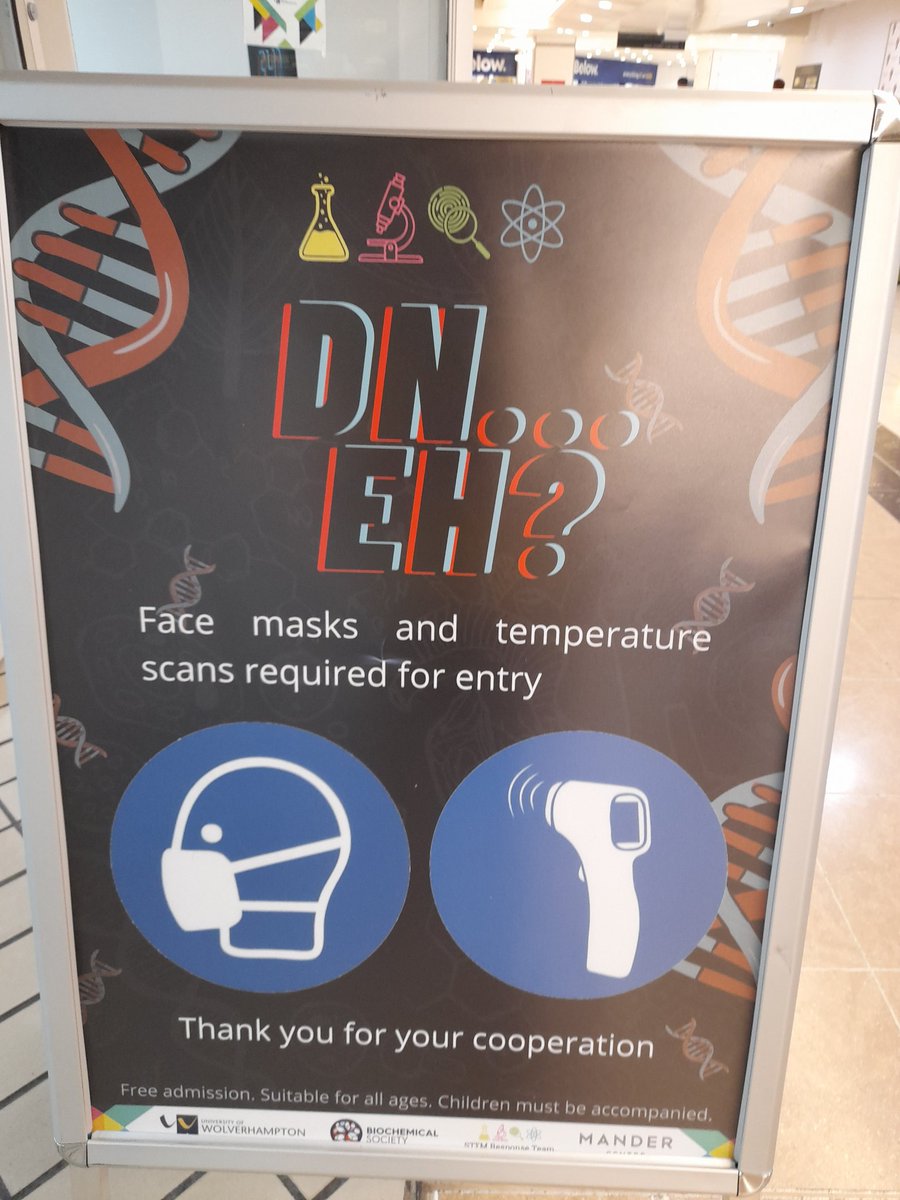 Martin Khechara (@drkhechara) on Twitter photo We are so excited to be doing our first COVID safe face to face public engagement event today in @ManderCentre! Our DN-eh? Event is funded by <a href="/BiochemSoc/">Biochemical Society</a> and explores the role DNA has in science and society <a href="/STEMResponseWLV/">STEM Response Team - University of Wolverhampton</a> <a href="/wlv_uni/">University of Wolverhampton</a> We are so excited to be doing our first COVID safe face to face public engagement event today in @ManderCentre! Our DN-eh? Event is funded by <a href="/BiochemSoc/">Biochemical Society</a> and explores the role DNA has in science and society <a href="/STEMResponseWLV/">STEM Response Team - University of Wolverhampton</a> <a href="/wlv_uni/">University of Wolverhampton</a>