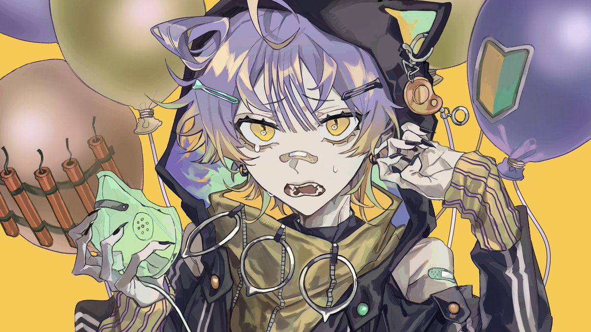 ハツコイソウ くろうめ Kuroumeのイラスト