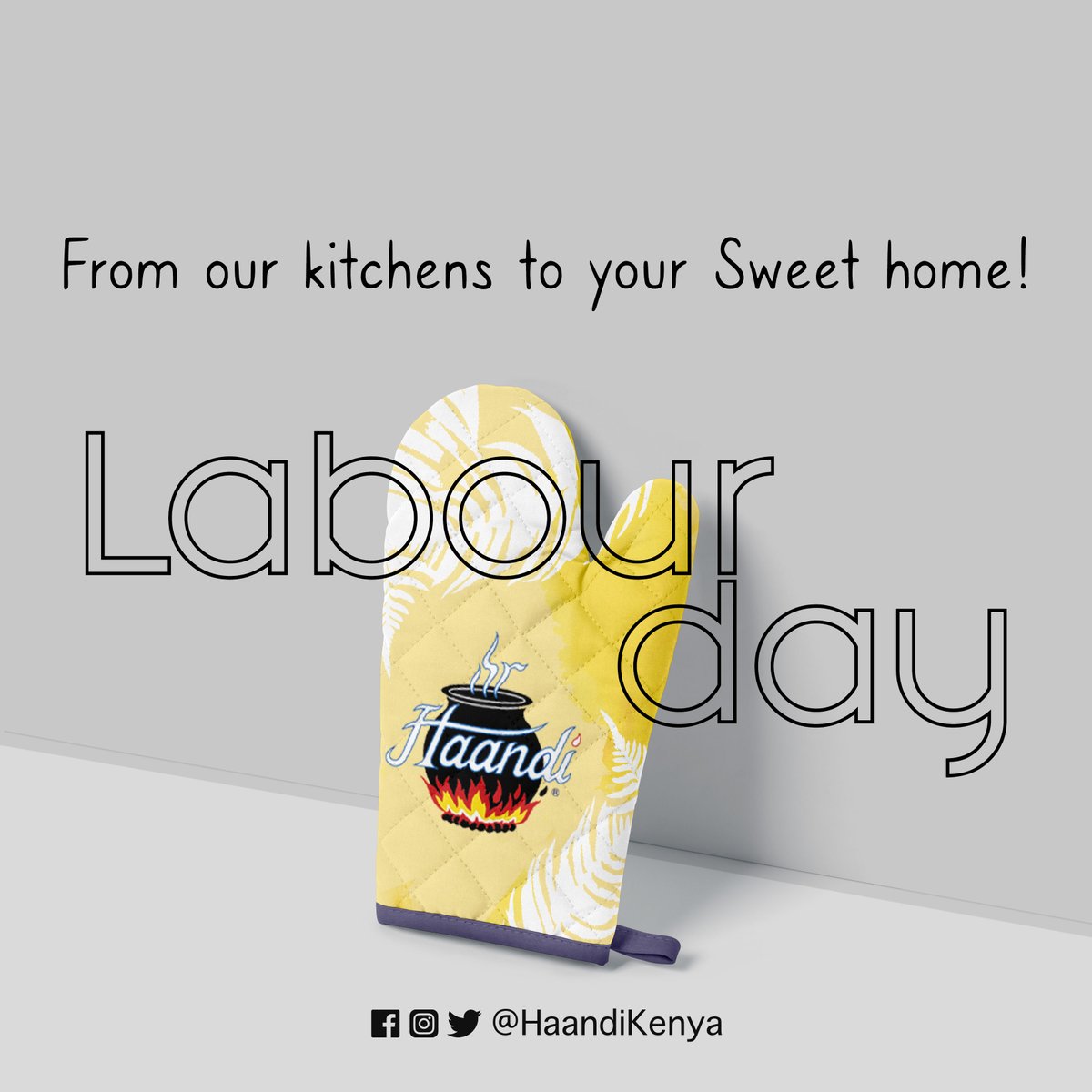 From our kitchens to your Sweet home, happy #LabourDay