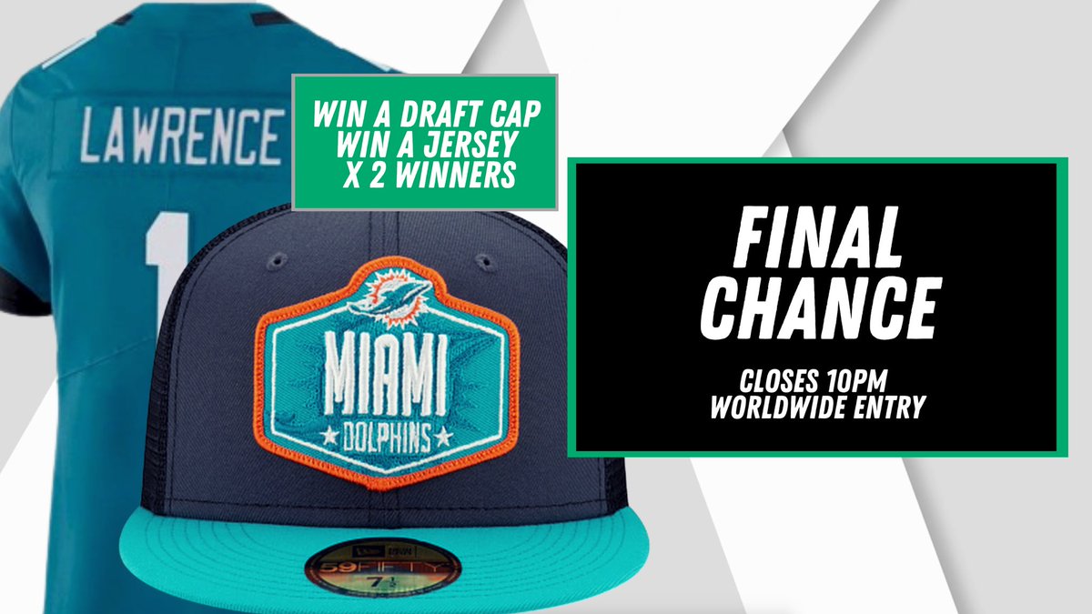 LAST CHANCE TO ENTER

Win an NFL jersey and cap! (two winners)

To Enter:
- RT this post
- Tag 3 friends below
- Follow us!

Winners Announced LIVE on Tonight’s show!

GOOD LUCK🏈💚