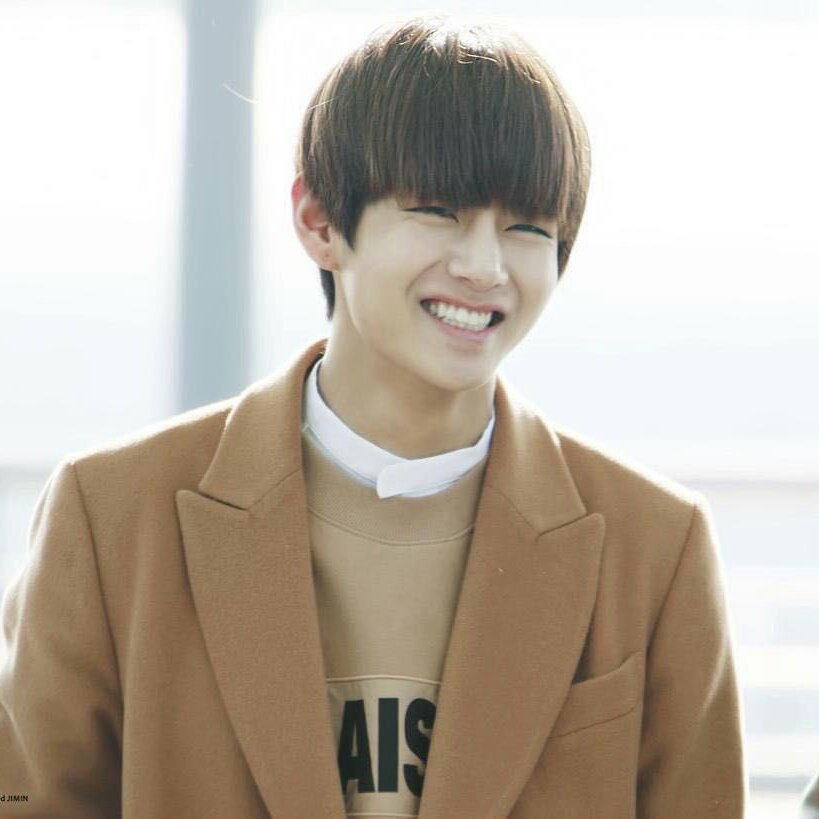 taehyung's smile shines so bright 