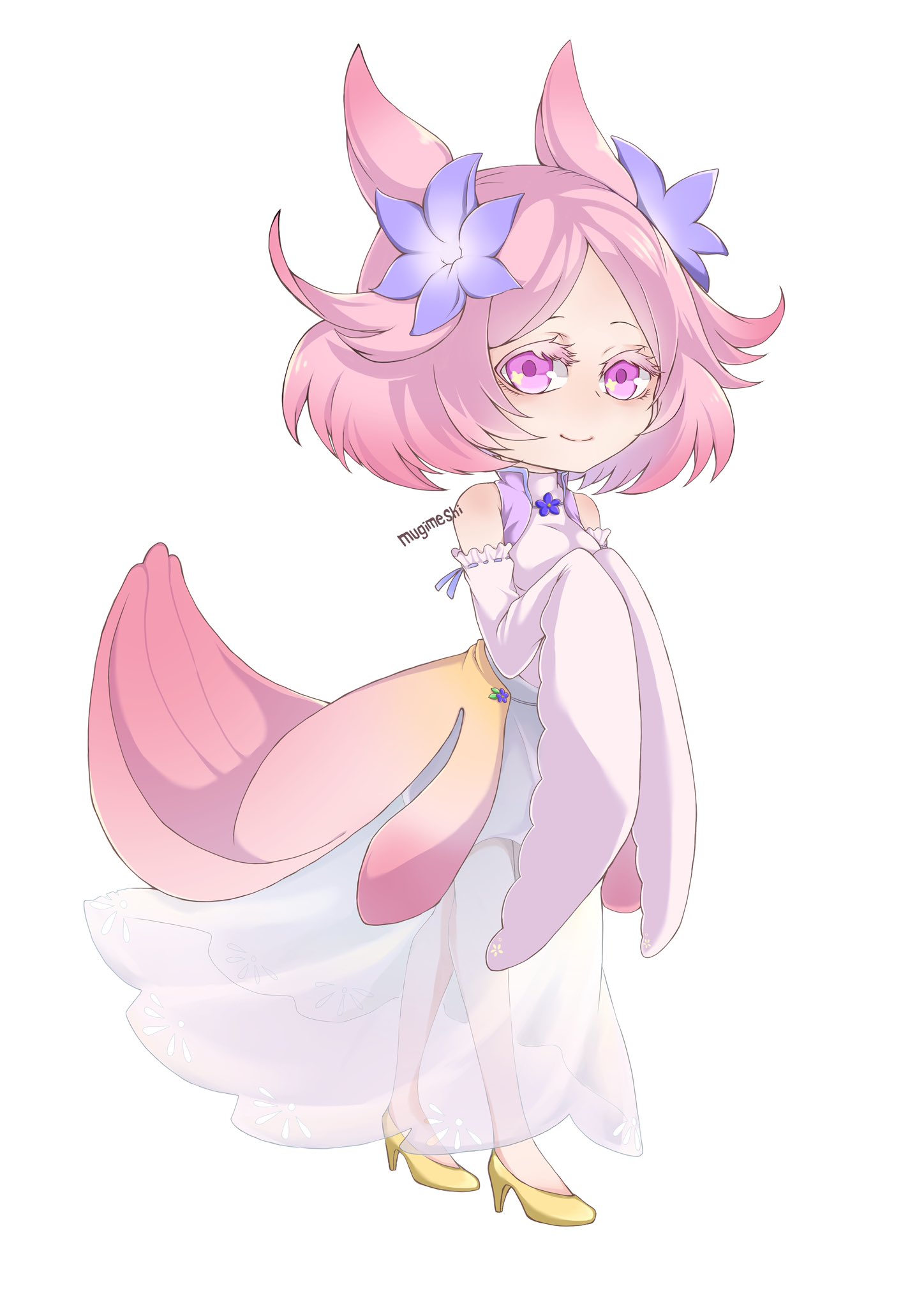 むぎらいす 8月半ばまで割と忙しい En Twitter 密やかに絵仕事頂いてました ハナカマキリ擬人化ハナカマちゃん 珍しくふわふわした感じの子が描けたので割と満足です T Co Lxih7puwzp Twitter