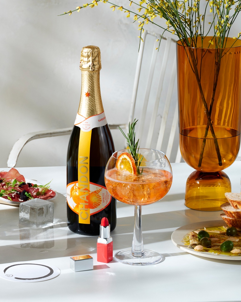 chandon garden spritz glass