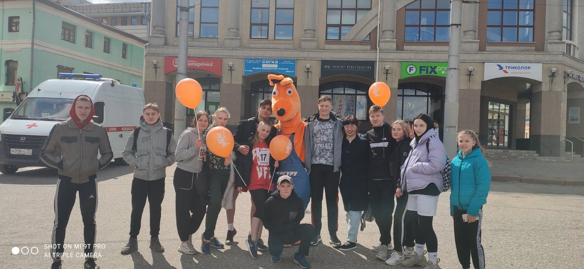 Сегодня команда нашей школы приняла участие в традиционной эстафете "Кенгуру".