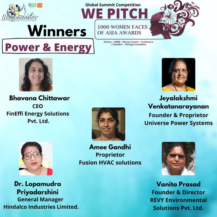 lopa3k's tweet photo. Humbled!
Excited!! &amp;
Overwhelmed!! to be recognized for:

"WE PITCH Power &amp; Energy for Asia's 1000 Women Awards".

Thank you Womennovator for this honor and warm recognition.

#womensupportingwomen #winners #womenawards #WEPitch #womenpower #Entrepreneurs  #powerandenergy https://t.co/VUxQdePVVk