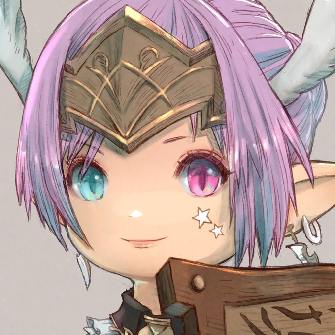 #FF14 #FF14イラスト #ララフェル 