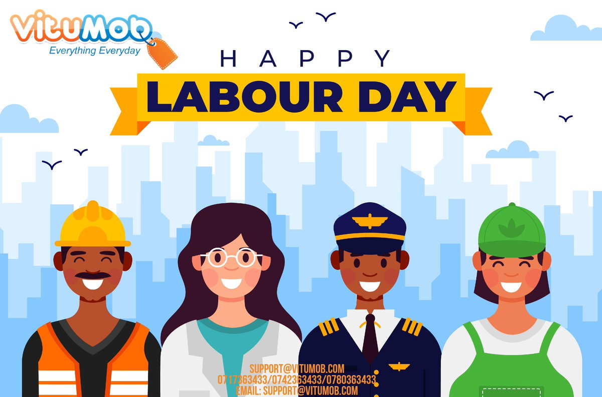Wishing you prosperity, good fortune, and a very relaxing Labor Day ahead of you! 
Visit ship.vitumob.com to get started on shipping with VituMob

Call:0717363433/0742363433/0780363433
Email: support@vitumob.com
ship.vitumob.com

#LabourDay #LabourDay2021 #StaySafe