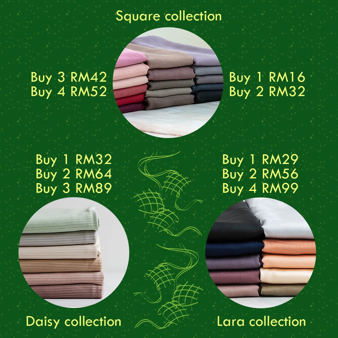 amazeshijab_'s tweet photo. ✨AMAZES RAYA SALE✨

Haaa, siapa yang tanya kita bila nak buat sale tu, kaw kaw kita bagi, nak beli 1 helai, 2helai, hinggalah ke 4 helai pun boleh😍khas untuk ZIPLOCK sale.

Nak beli untuk family sempena raya , nak pakai sedondon? Haaa pm je kita sekarang🌹

#rayasale https://t.co/pUQgrtilTI