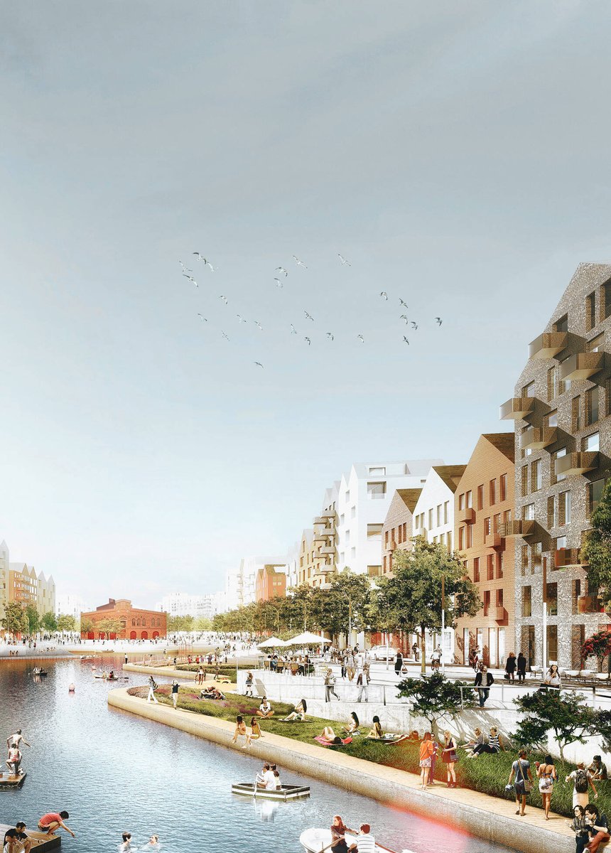 here's what city of oslo is planning for their waterfront project norra djurgårdsstaden: 20k homes. 35k jobs. massive amount of open space. cultural activities. plus energy buildings...sure seems better than f*cking townhomes and 65' buildings.  https://www.adept.dk/project/royal-neighbour