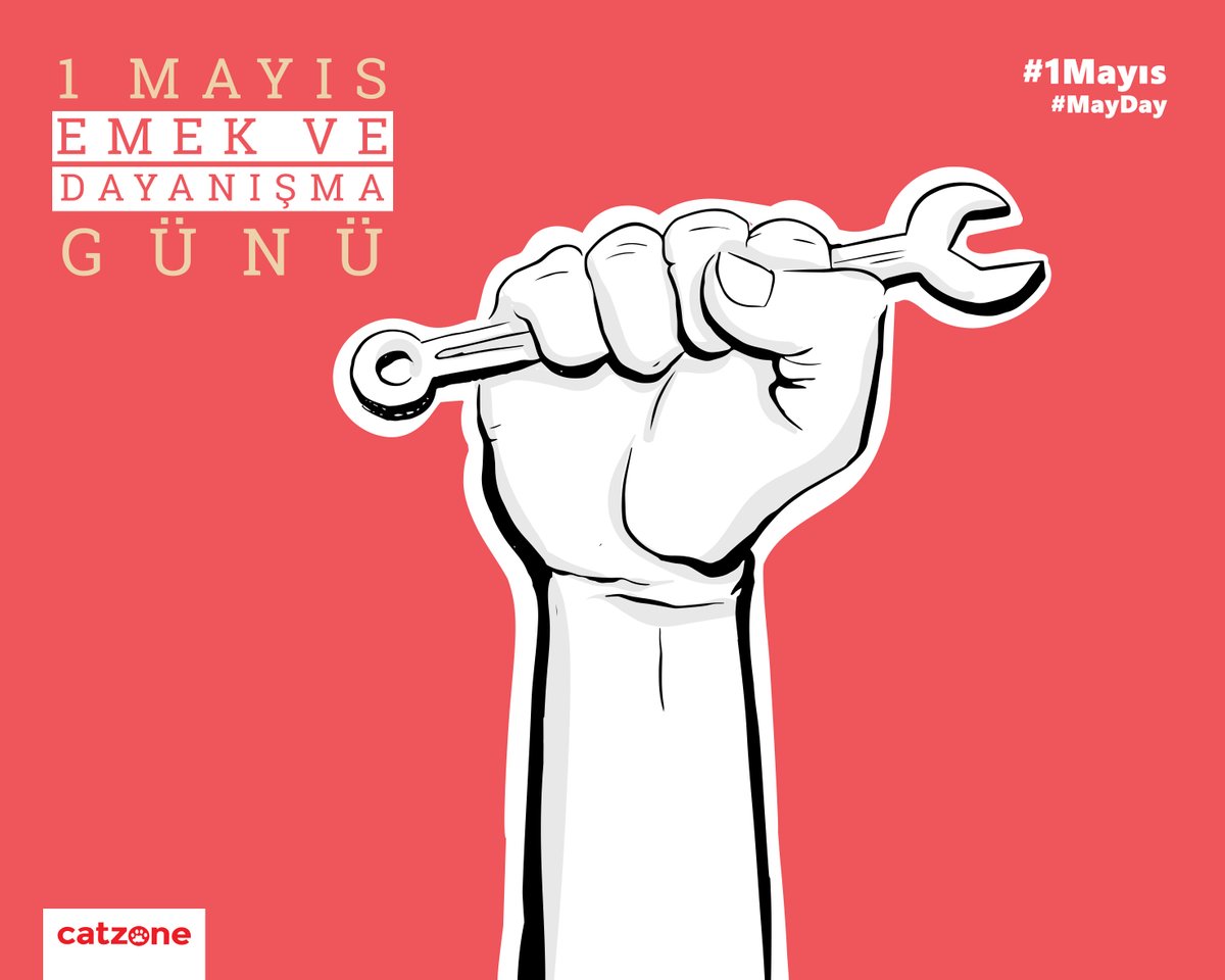 catzonecat's tweet photo. 1 Mayıs Emek ve Dayanışma Günümüz kutlu olsun!

Happy International Labours' Day!

#1Mayıs #İşçiBayramı #1May #MayDay  #LaborDay #Catzone https://t.co/YhulFMBTnS