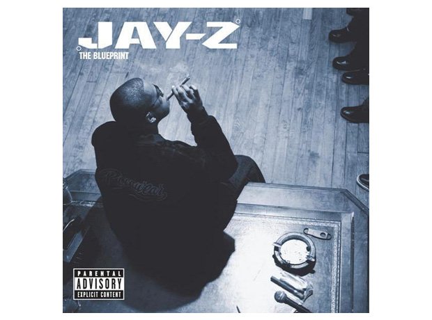 Jay Z, 'The Blueprint'Released on September 11th, 2001, the striking artwork for 'The Blueprint' shows a picture of Jay Z taken from above smoking a guitar