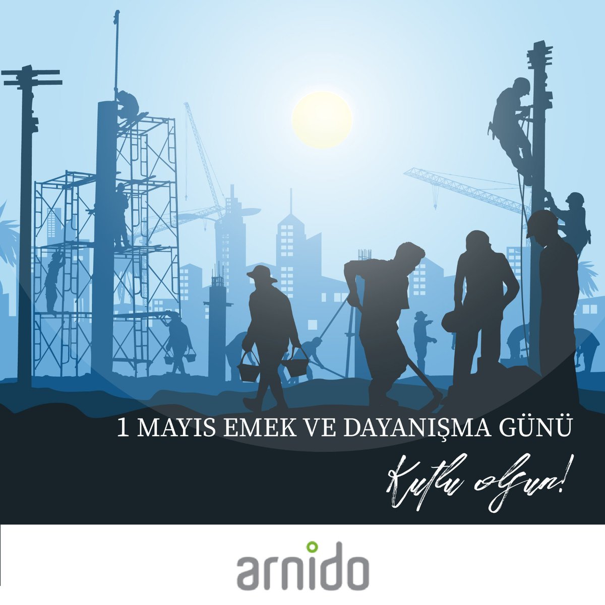 Dayanışmanın, birliğin ve emeğin bir araya geldiği 1 Mayıs Emek ve Dayanışma Günü kutlu olsun!

Geleceğimiz emek ve alınteri ile yükselecek. #1Mayıs #KutluOlsun #Arnido