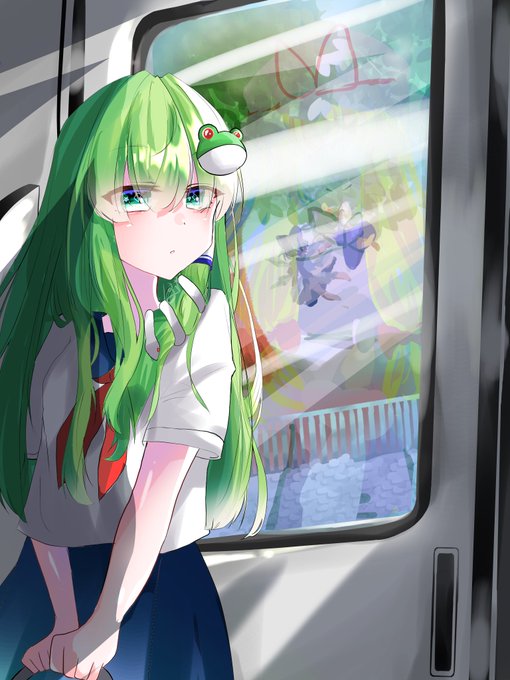 「金髪 電車内」のTwitter画像/イラスト(新着)｜3ページ目