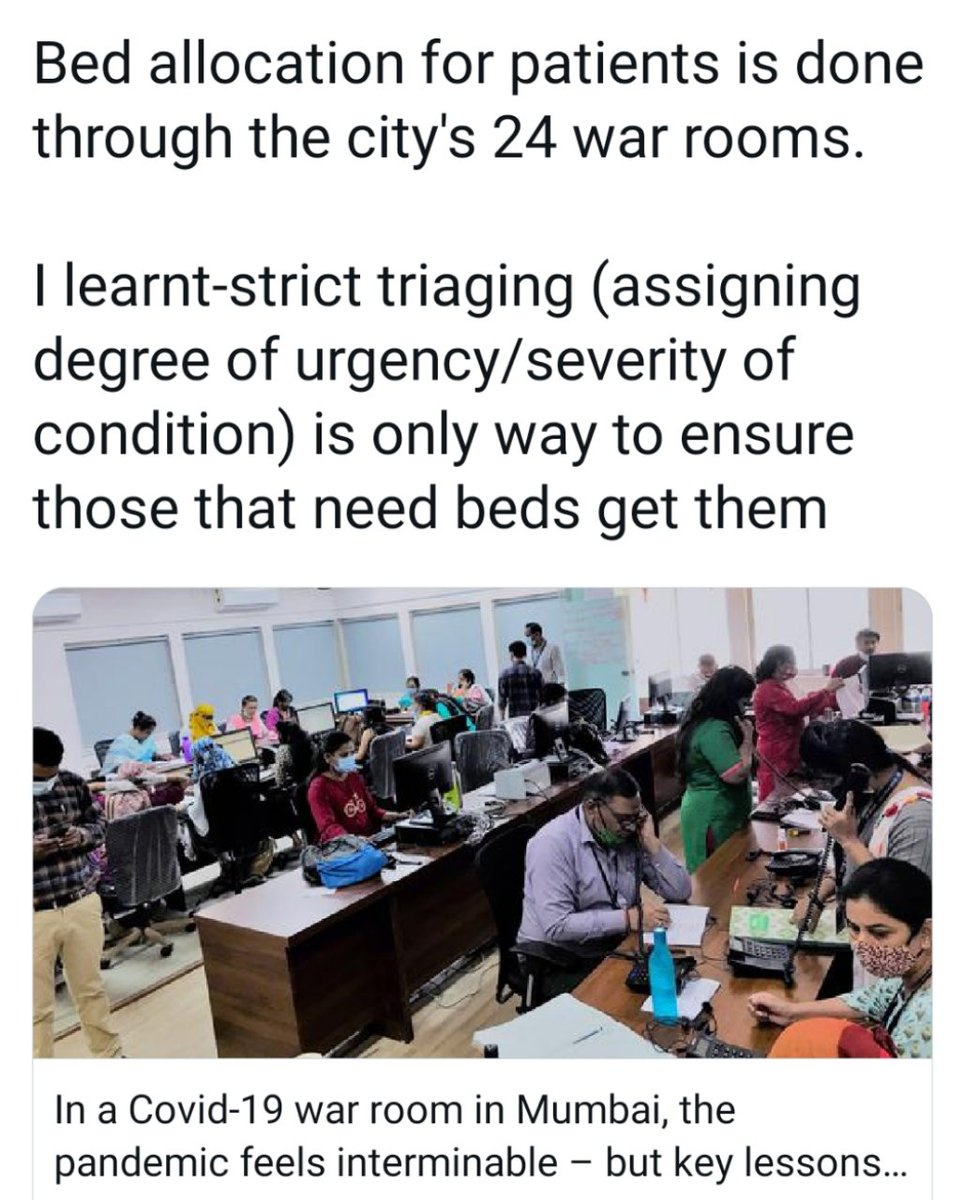  #Mumbai City's 24 War Rooms Working day & night  #COVID19India