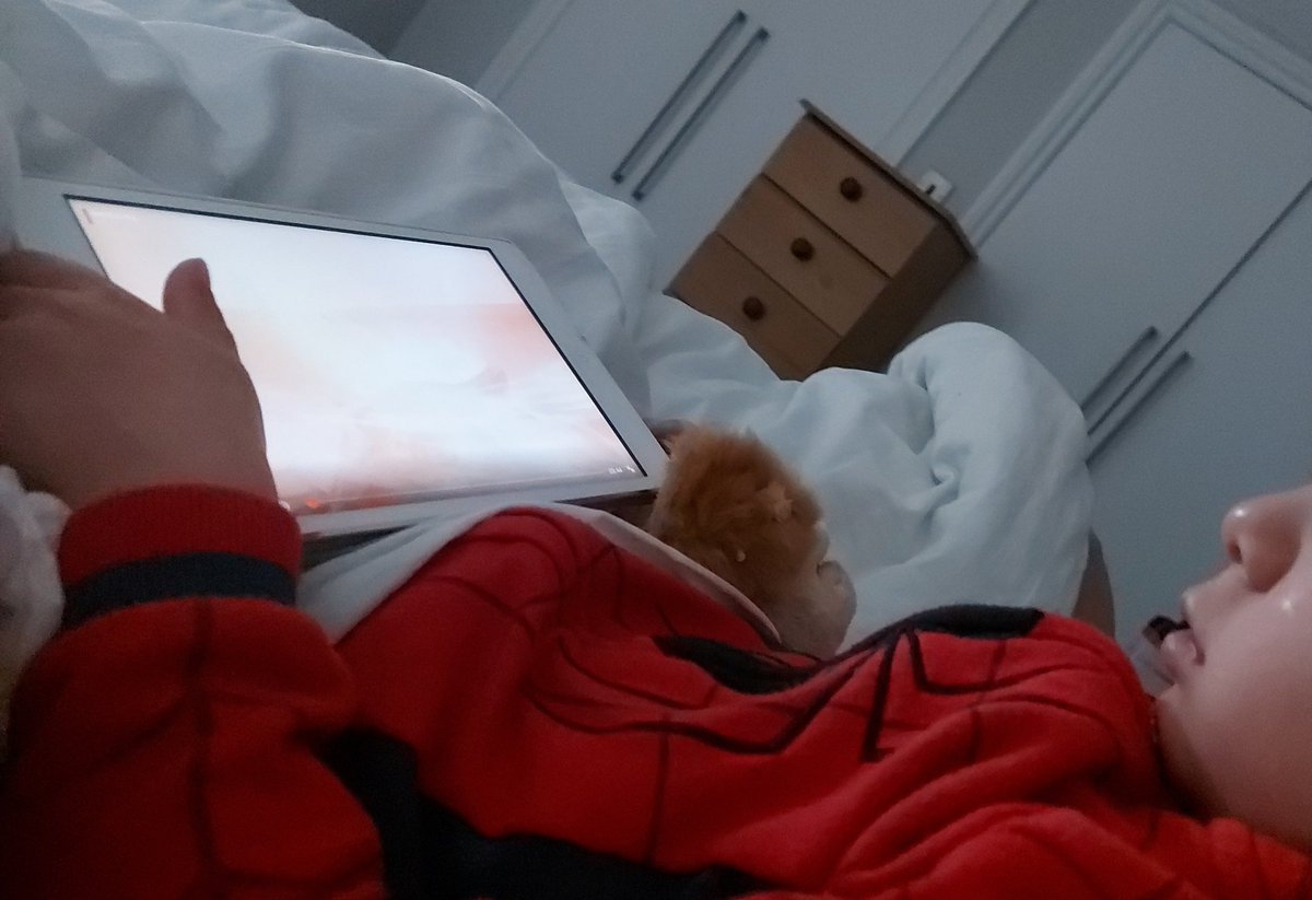Fox_VAs's tweet photo. @geek_freelance Our small human got himself dressed and woke us up at 07:50!
#saturdaymiracle https://t.co/oMjMzw6dpm
