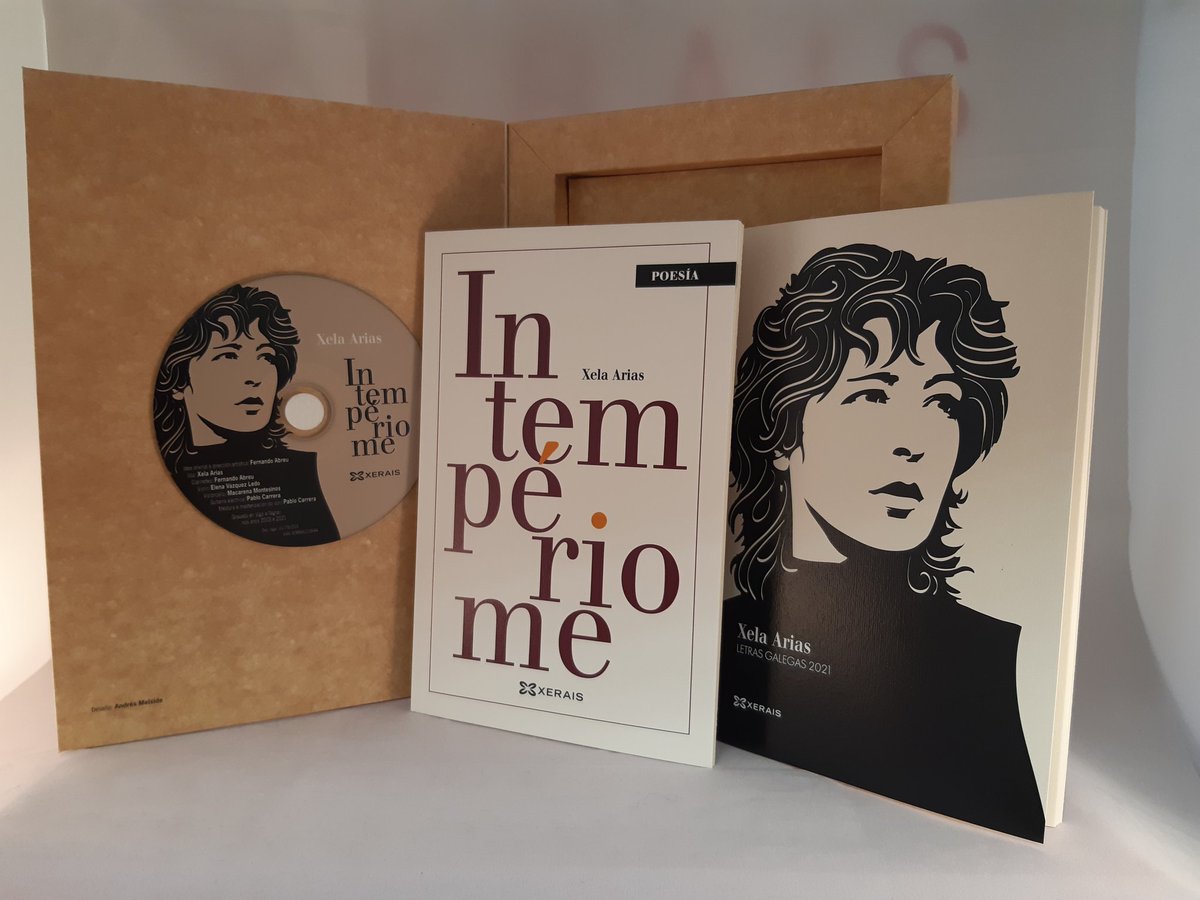 Xa nas librarías #Intempériome2021 de #XelaArias2021 editado por <a href="/Xerais/">Xerais</a>. Consta dun estoxo que contén o libro de poemas, precedido por un limiar de <a href="/iolandazuniga/">iolanda zúñiga</a>, un caderno de notas e un cedé con música de Fernando Abreu. [121/365] <a href="/XelaVencerse/">vencerseécousadesetratar</a> 
xerais.gal/libro.php?id=6…
(1/3)