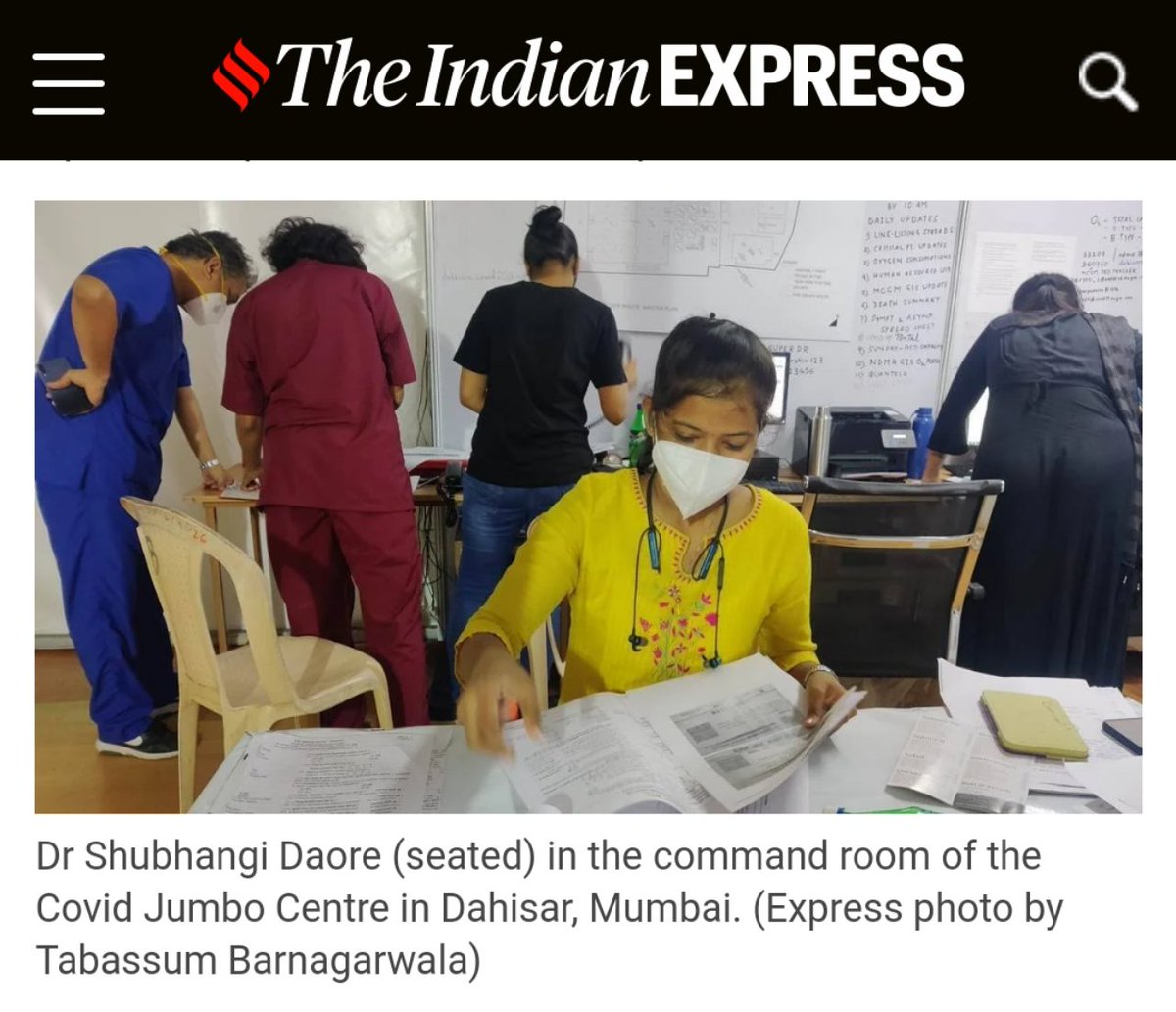 This must be the toughest job . A 25 years old Dr. Shubhangi Daore dealing with the dreaded call to the families of Covid patients who have died.  #COVID19India