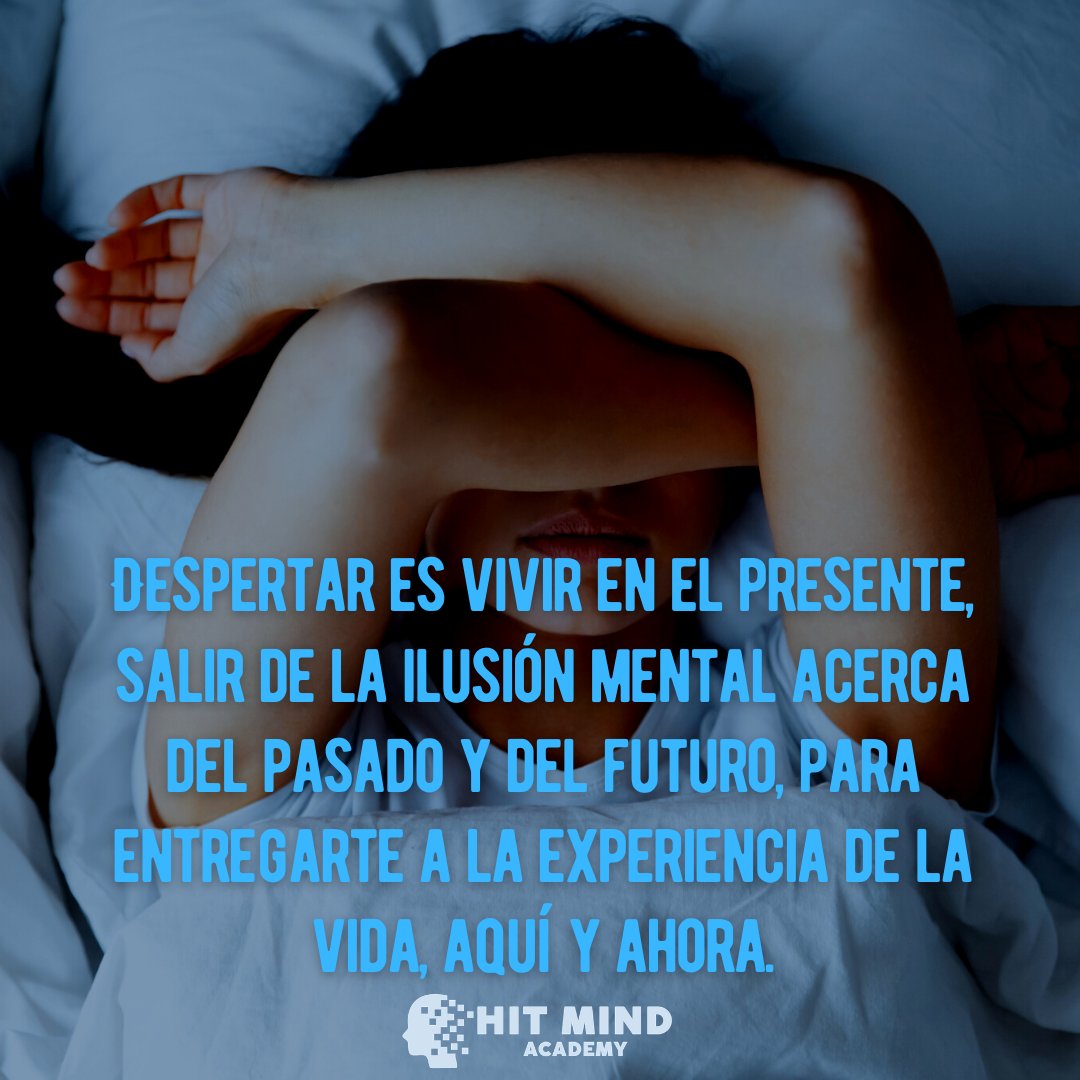 hitmindacademy's tweet photo. Despertar es vivir en el presente, salir de la ilusión mental acerca del pasado y del futuro, para entregarte a la experiencia de la vida, aquí y ahora.

#despertar #cambio #crisis https://t.co/nLD3xAdFCs