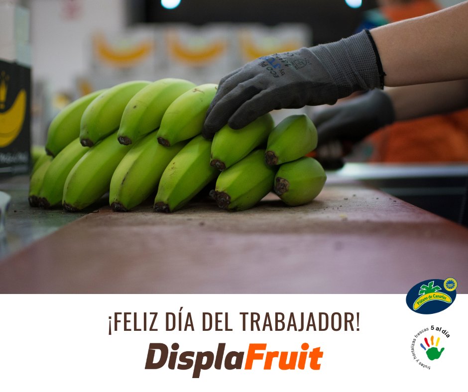 Displafruit1's tweet photo. 👏 ¡FELIZ DÍA DEL TRABAJADOR! 👏
Desde Displafruit queremos agradecer a todo nuestro equipo humano la gran labor que realizan día tras día, sin vuestro compromiso esto no sería posible. ¡GRACIAS! https://t.co/UXFVdvdbwb