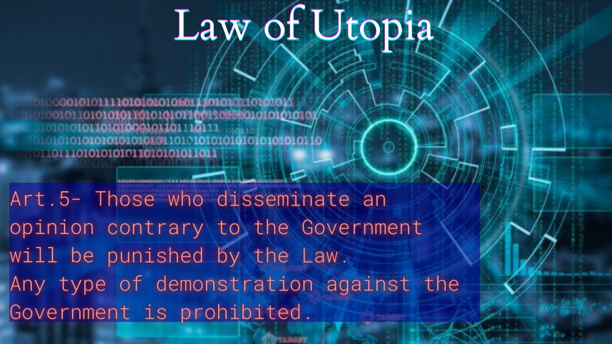 Gob_Strictland's tweet photo. The actions of the Government will always be for the general welfare.
We do not accept any type of opinion contrary to the Government of Utopia.

Spread and keep the word of the Government of Utopia

#GobiernoDeUtopia #GovernmentOfUtopia https://t.co/YepU3hvKEt