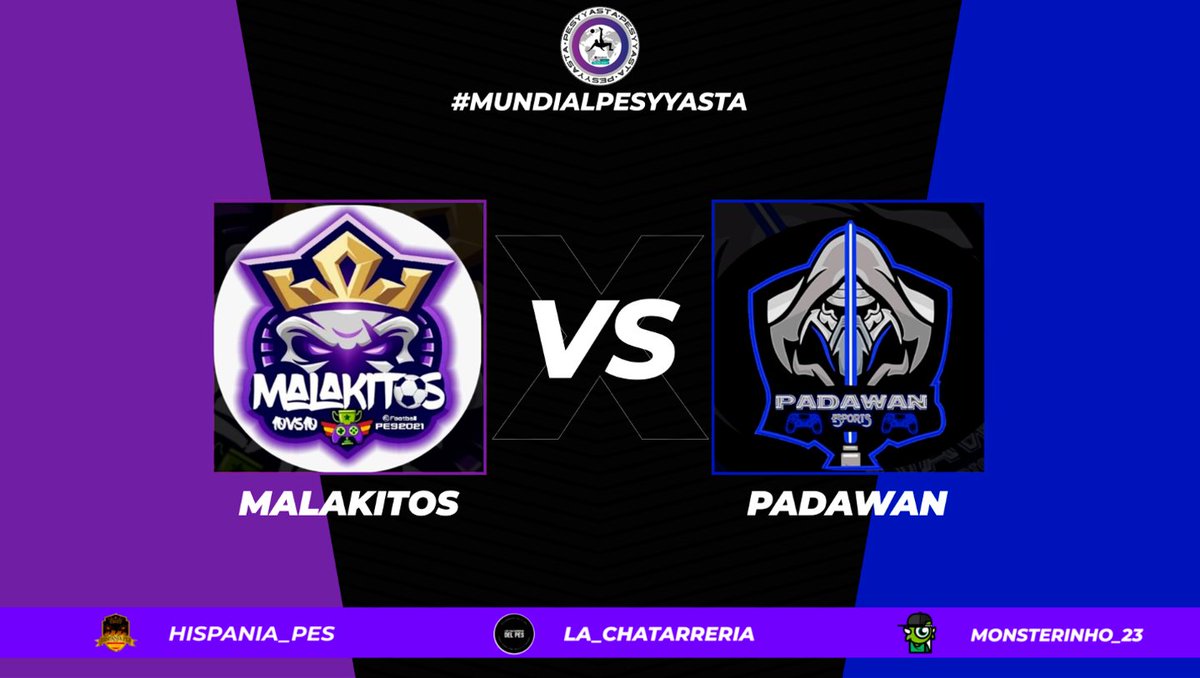 Primera #Semifinal 22:00h!! <a href="/LosMenfis/">😈MaLaKiToS IS ShArK🦈🎮⚽</a> 🏴󠁧󠁢󠁥󠁮󠁧󠁿 🆚 <a href="/PADcoop/">NEW PAD TEAM - PES 10vs10</a> 🇨🇴 PAR TI DA ZOO!! Casteado por el mejor comentarista del momento!! <a href="/lemonadro/">Lemonadro</a>! En twitch.tv/lemonadro?sr=a
Agradecer a todos los patrocinadores sus ganas y compromiso!! Grandes!
@Monsterinho2 <a href="/chatarreria_la/">La Chatarrería</a> 
<a href="/HISPANIAPES/">HISPANIA PES®️🔥🇪🇦11vs11🇪🇦🔥</a> 
🏆