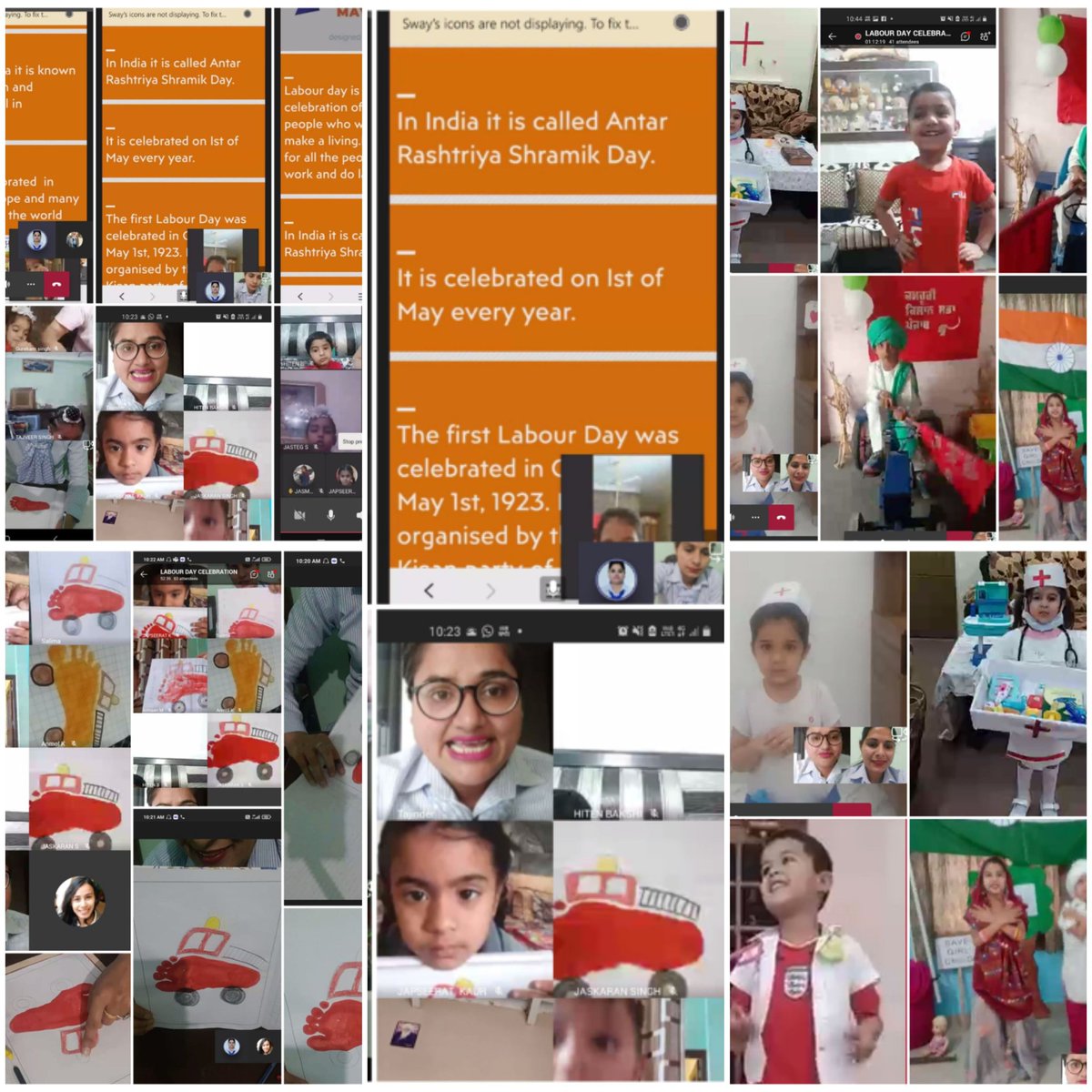 #Special assembly on labour day done by #LKG Students.
<a href="/raminde94301780/">Raminder</a> 
<a href="/Prabhjo60556013/">Prabhjot Gill</a> 
<a href="/TajinderJohal2/">Tajinder Johal</a> 
<a href="/Mandeep44935598/">Mandeepkaur</a> 
<a href="/RamanMatharu4/">Raman Matharu</a> 
<a href="/MicrosoftTeams/">Microsoft Teams</a> 
<a href="/STSWSRAJGOMAL/">S.T.S. World School (Official)</a> 
<a href="/cbseindia29/">CBSE HQ</a>