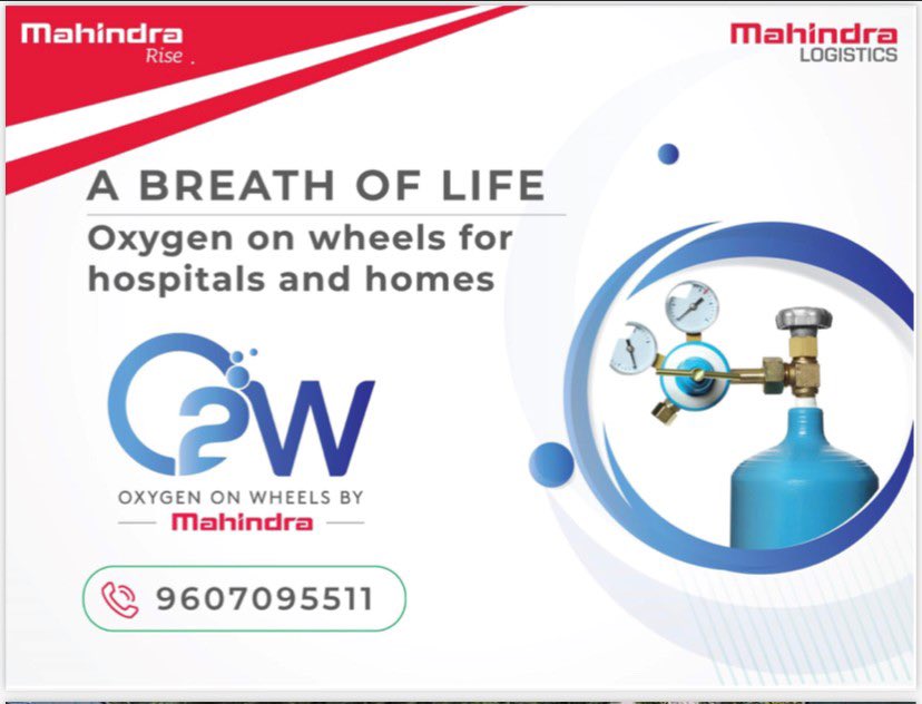 Oxygen on Wheels - Mahindra