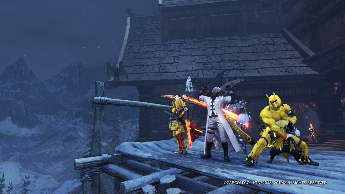 R_MHW_'s tweet photo. 久々に...(^^)　ありがと���ございました(^o^) #PS4share　#MHW #MHWIB ＃モンハン　＃モンハンワールド　＃アイスボーン https://t.co/kJC5CLFPaQ