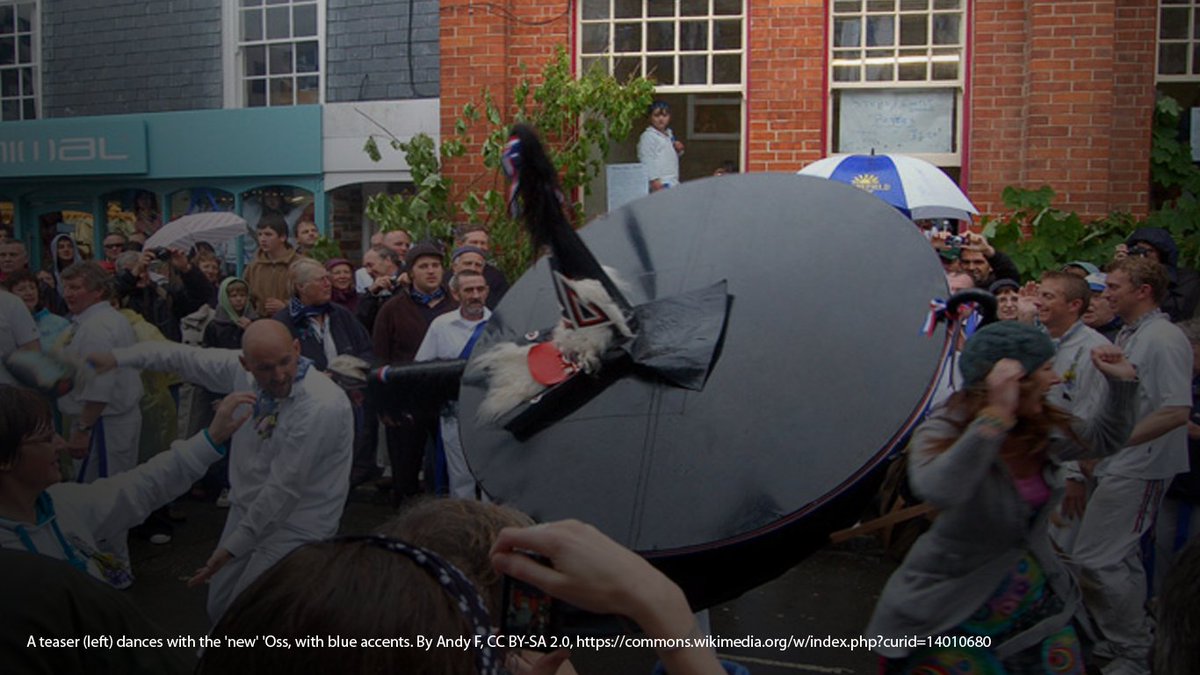 Horse or #Dragon? #MayDay’s #ObbyOss of Padstow, #Cornwall by #RonaldMJames bit.ly/2VpBOMd