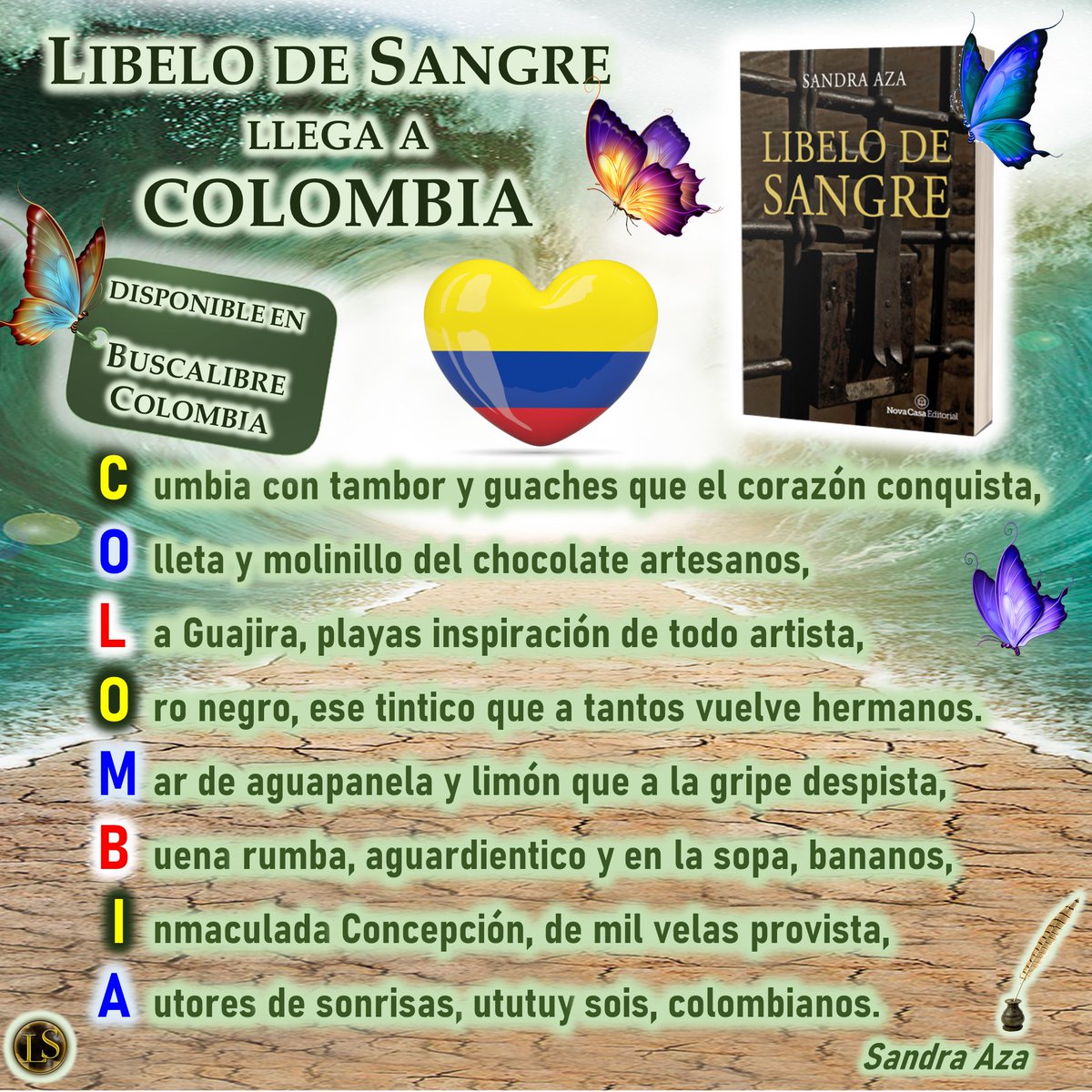 'Libelo de sangre' llega a Colombia.🤩 Disponible en @Buscalibre_Co  .
Disponible en buscalibre.com.co/libro-libelo-d…

#colombia #literaturaespañola #librosdeseados #librosqueenamoran #madrid #madridhistorico #madridmagico #regalalibros #librosrecomendados #quelibroleo #leeresvivir