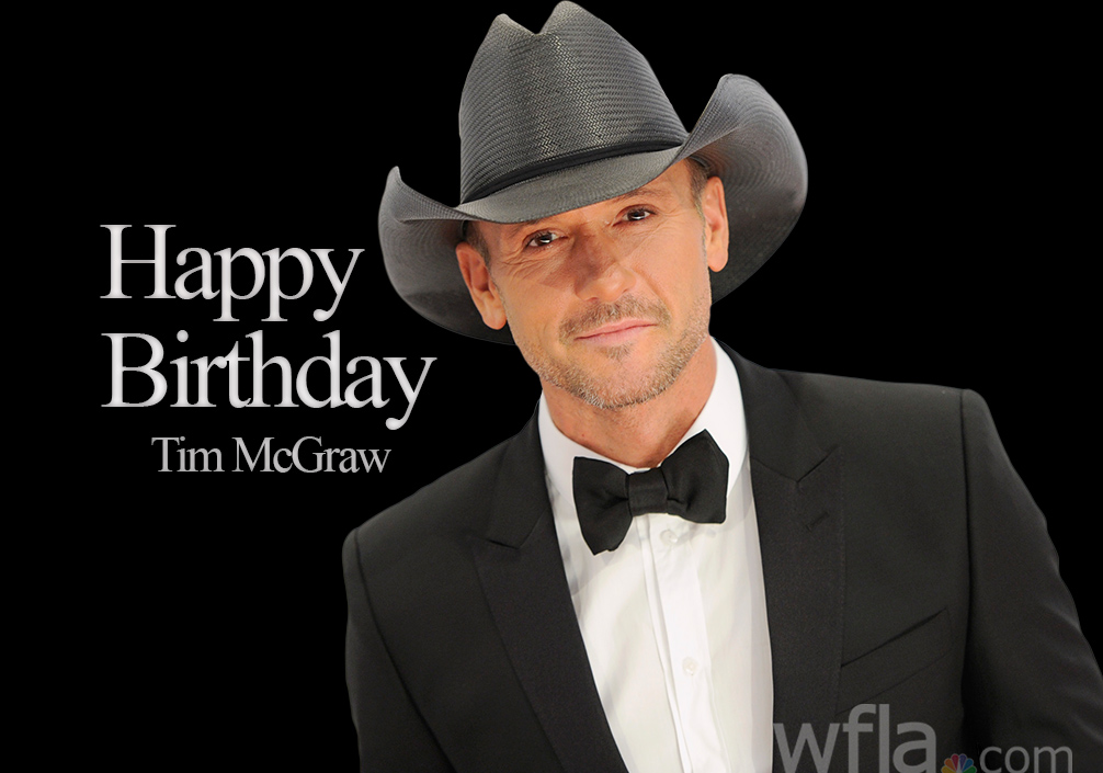 Join us in wishing a happy 54th birthday to country singer Tim McGraw!  