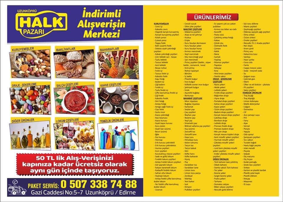 Değerli Müşterilerimize saygılar duyurulur ..
30 Nisan - 16 Mayıs 2021 tarihleri arasında işyerimiz açık olup , Evlerine ve işyerlerinize ÜCRETSİZ SERVİS için TEL : 
0 507 338 74 88